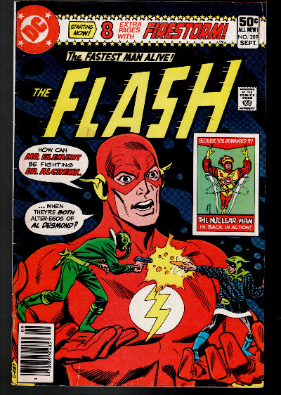 Flash, The (1st Series) #289 VG; DC - September 1980 Firestorm Dr. A