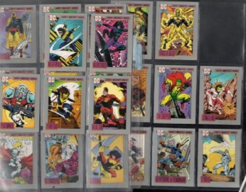 1991 Impel DC Comics Cosmic Trading Cards:2 thru 69!! (54 cards and 15 cards missing.)
