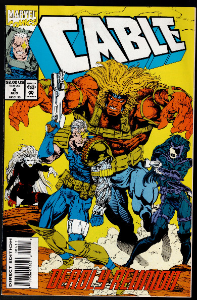 CABLE Comic Book Vol. 1, Number 4 thru 8 (Marvel August 1993)