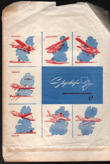 Authentic Airlines Barf bag brought to you be SkyChef