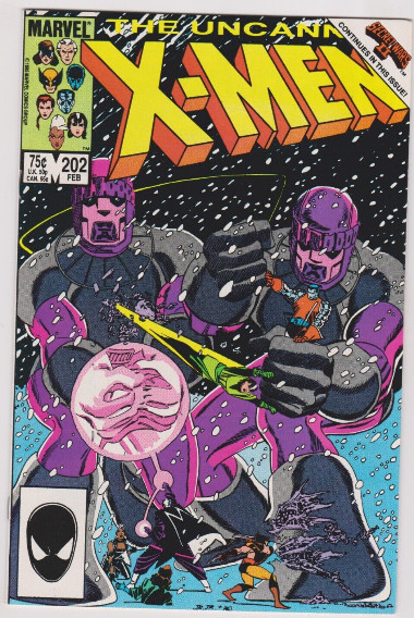 The Uncanny X-Men #202 (Feb 1986, Marvel Comics)