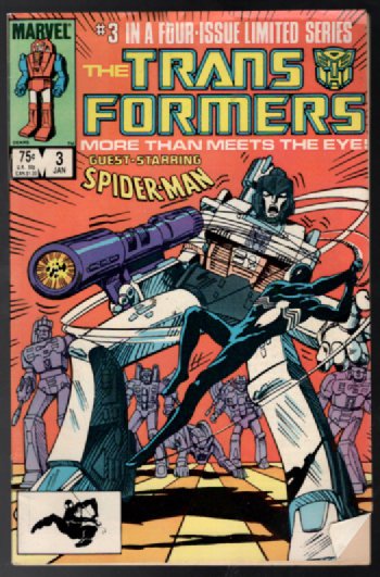 Transformers #3 Crossover Appearance by Spider-Man