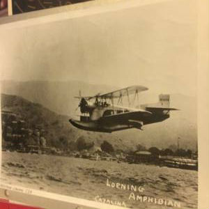 WESTERN AIRLINES -KEYSTONE LOENING C2H AMPHIBIAN 1929 - BLACK & WHITE 8 X 10