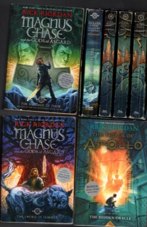 8 Books from Rick Riordan