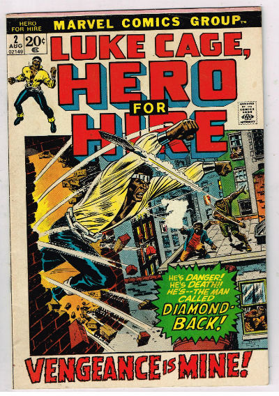 LUKE CAGE, HERO FOR HIRE #2 1972 VOLUME 1 MARVEL