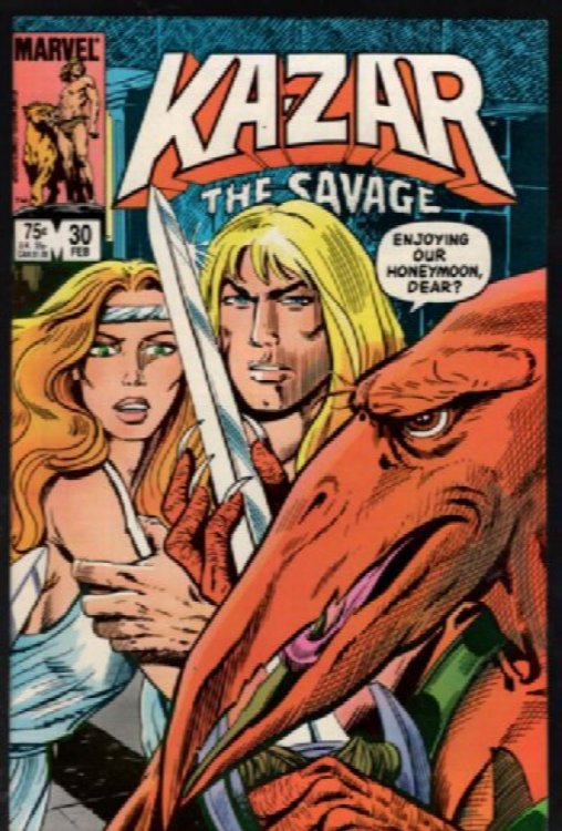 Ka-Zar Comic #30 thru #34: The Savage Copper Age First Print 1984 Carlin Villamonte Marvel (lot of 5 comics)