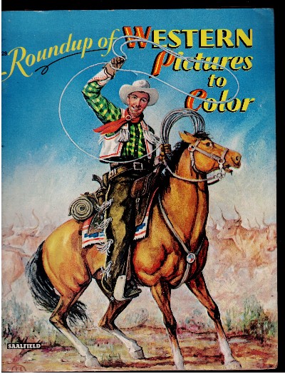 roundup of western pictures to color