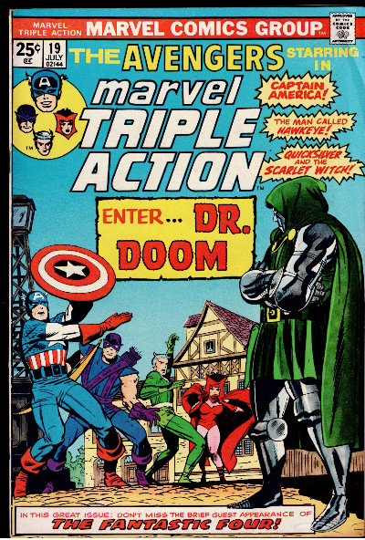 Marvel Triple Action (1972 series) #19 in Fine condition. Marvel comics