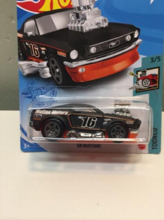 Hot Wheels - 2021 Tooned 3/5 '68 Mustang 40/250 Hot Wheels Mustang