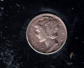 1941-S MERCURY Dime United States USA 1941 S 1941S 10 Cents 90% Percent Silver