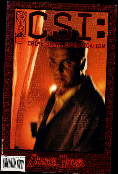 IDW Publishing CSI CRIME SCENE INVESTIGATION DEMON HOUSE #1 first printing