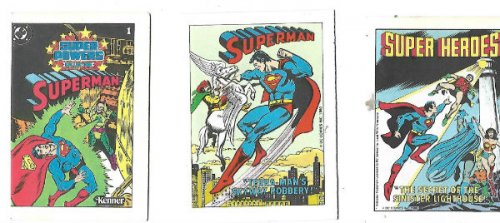 3 Mini Superman related comic boooks(premiumszzzzz