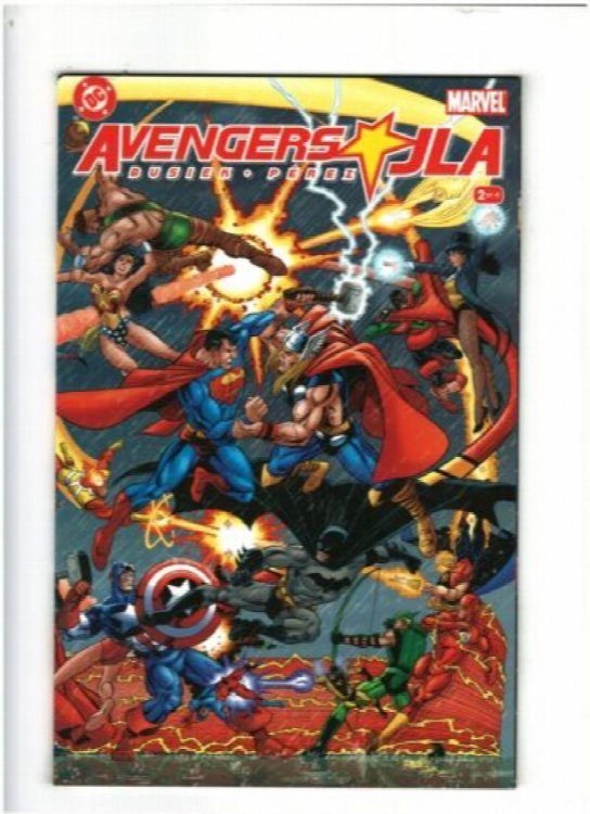 Avengers / JLA #2 and #3 (Marvel 2003), George Perez Cover and Art!