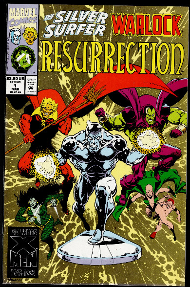 Silver Surfer Warlock Resurrection #1 and #4 Marvel Comics 1993