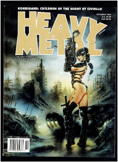 2003 Oct HEAVY METAL Magazine Korrigans Children of the Night