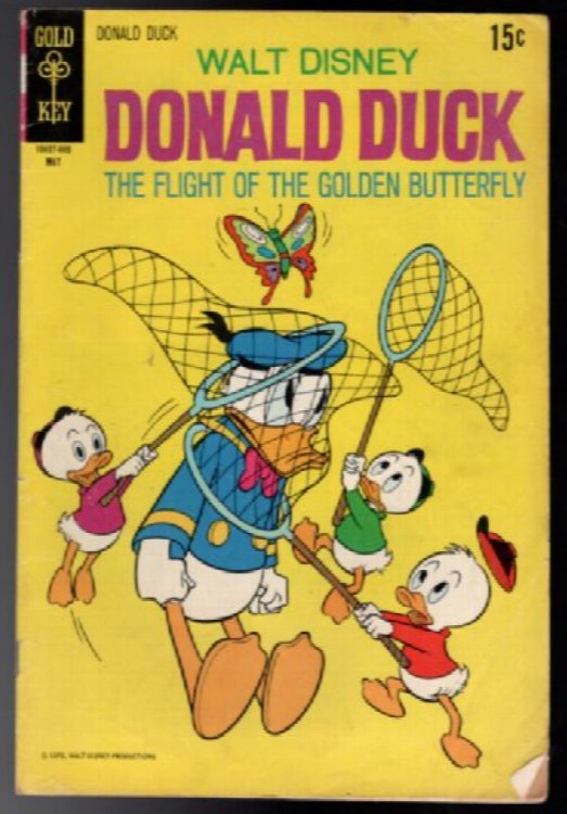 Donald Duck #131 Comic Book Gold Key Disney 1970