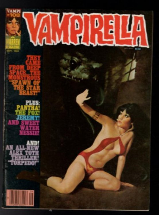 VAMPIRELLA #108. ENRICH / GONZALEZ / BERMEJO. WARREN MAGAZINE. 1982.