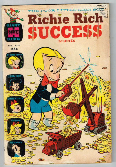RICHIE RICH SUCCESS STORIES #9 1966 VOLUME 1 HARVEY