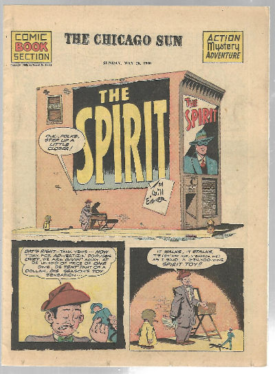 The Spirit:Comic book section the Chicago Sun Sunday,May 26,1946