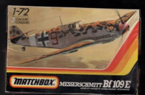 Matchbox 1:72 Scale Messerschmitt ME. BF. 109 E. Airplane Plastic Model Kit sealed