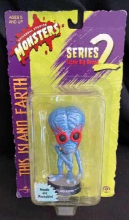 This Island Earth Little Big Heads Series 2 Universal Studios Monsters NIB 2000