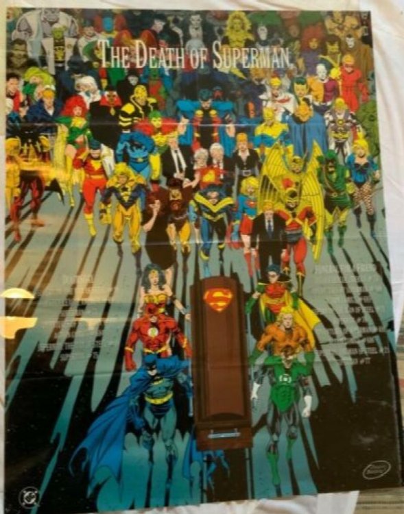 1992 Death of Superman THE FUNERAL 