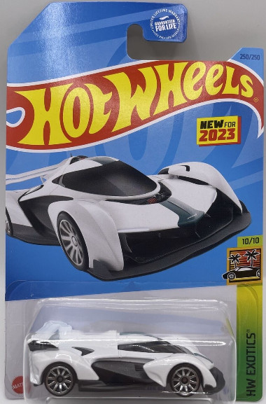 2023 Hot Wheels McLaren Solus GT 250/250 White HW Exotics 10/10