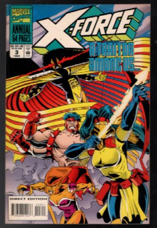 X-Force Annual 3 1994 Marvel Comics In Deep Mutant Liberation Front Direct