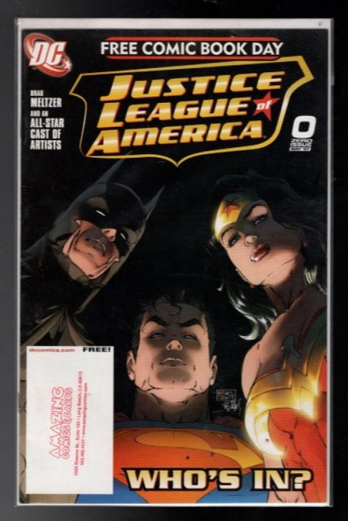JUSTICE LEAGUE OF AMERICA # 0 FCBD VF DC COMICS 2007 MICHAEL TURNER