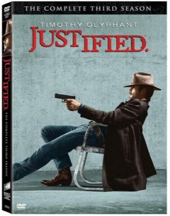 Justified The Complete Third Season Series 3 TV Show DVD Timothy Olyphant