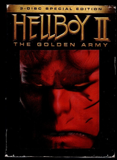 Hellboy II: The Golden Army (DVD, 2008, 3-Disc Set, Limited Edition.