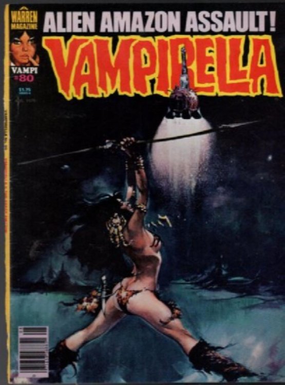 Vampirella covers from #9,#57 #59,#60 #70 #74,#76 #78, #79 and #80 (Lot of 7)