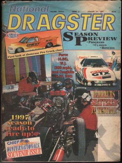 Dragster January 31,1987 Drag Paper