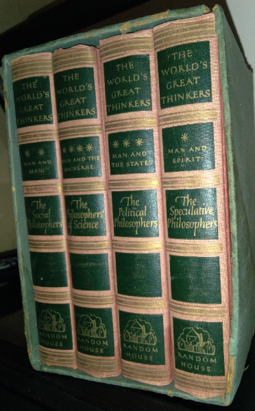 The World's Great Thinkers: Man and Man: the Social Philosophers / Man and the State: the Political Philosophers / Man and the Universe: the Philosophers of Science / Man and Spirit: the Speculative Philosophers (Four Volume Set) (Hardcover)