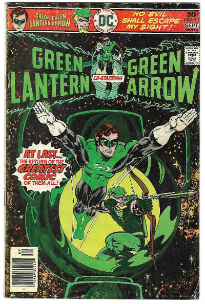 Green lantern/Green Arrow Lot of 5 Random readers #90,96,102,107,110