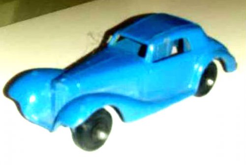 Tootsietoy 1938 Mercedes - Metal - Blue - Tootsie Toy