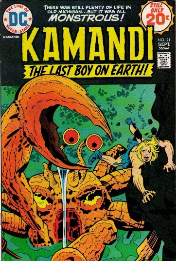 KAMANDI, THE LAST BOY ON EARTH #21 thru #23) set of 3, 1972-1978 VOLUME 1 DC