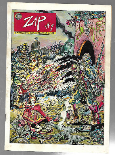 Zap Comix (1968 Apex Novelties) Issue 9, Printing 1