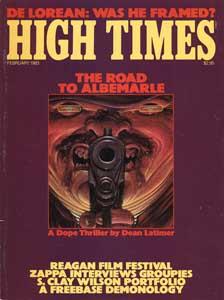 HIGHTIMES MAGAZINE VOL 90 - February 1983 -signed S.Clay Wilson,Buy it now!