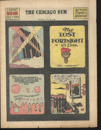 The Spirit:The Chicago Sun Comic book section,Sunday,June 30,1946