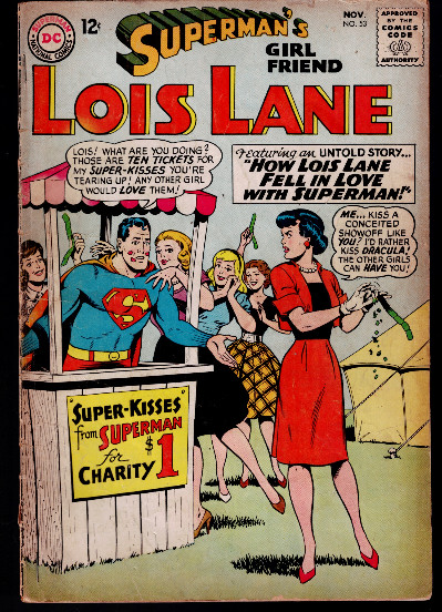 Superman's Girl Friend Lois Lane #53 Silver Age DC 1964 Romance cover comic book