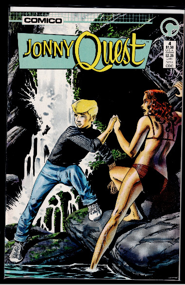 Jonny Quest #4 Comico Comics 1986; Marley Frost Is Here To Stay