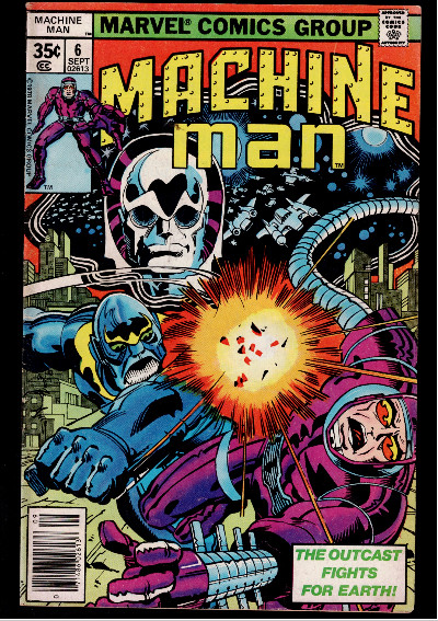 MACHINE MAN #6 (Marvel Comics 1978) -- Bronze Age Superheroes