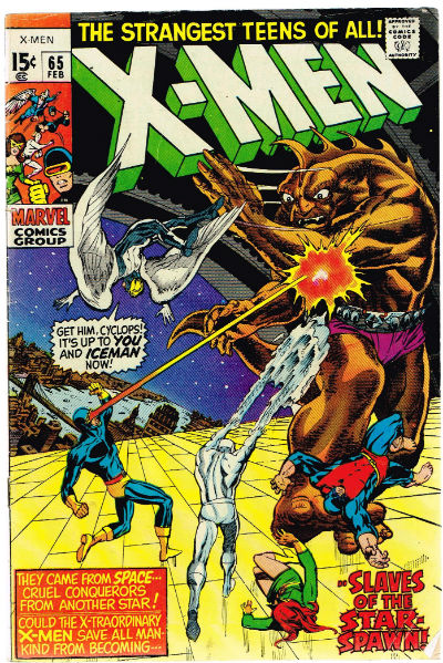 UNCANNY X-MEN #65 1969 VOLUME 1 MARVEL