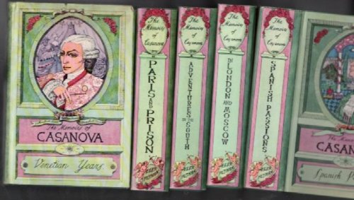The Memoirs of Jacques Casanova De Seingalt (6 volume set)(Missing Vol.3)