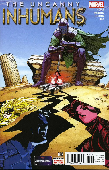 Uncanny Inhumans, The (2nd Series) #2 and #5 Charles Soule Kang
