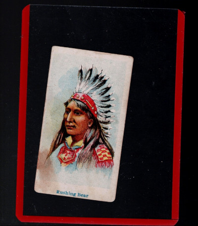 1910 American Caramel Wild West Caramels E49 Rushing Bear 0r1h