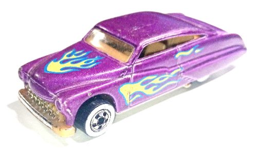 1989 Mattel Hot Wheels Metallic Purple Passion '51 Ford Mercury W/Flames 1:64