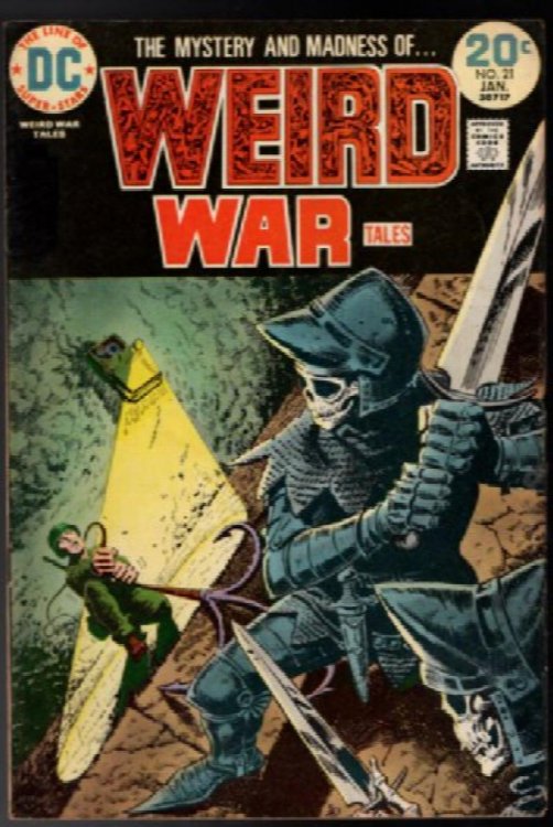 Weird War Tales # 21 Jan 1974 - DC Comics - STUNNING Luis Dominguez cover