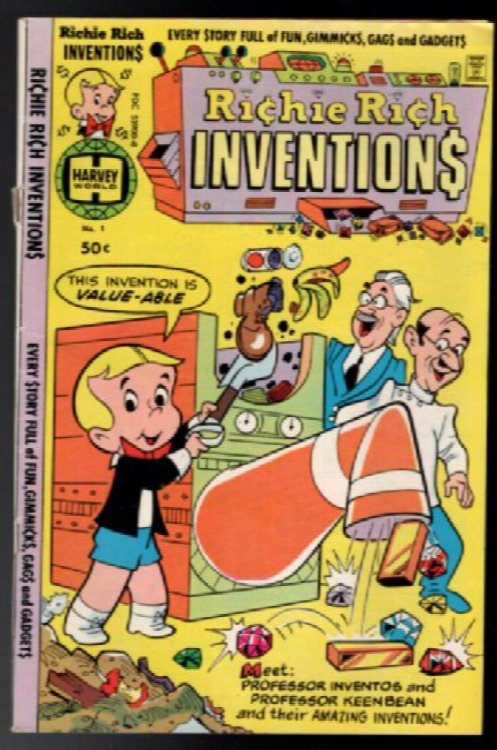 HARVEY COMICS: RICHIE RICH INVENTIONS . #1. 1977